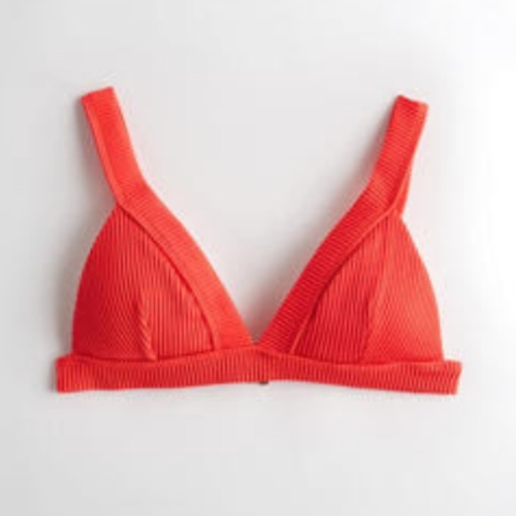 Hollister Red Ribbed Bikini Set (XS/S) - Picture 2 of 5